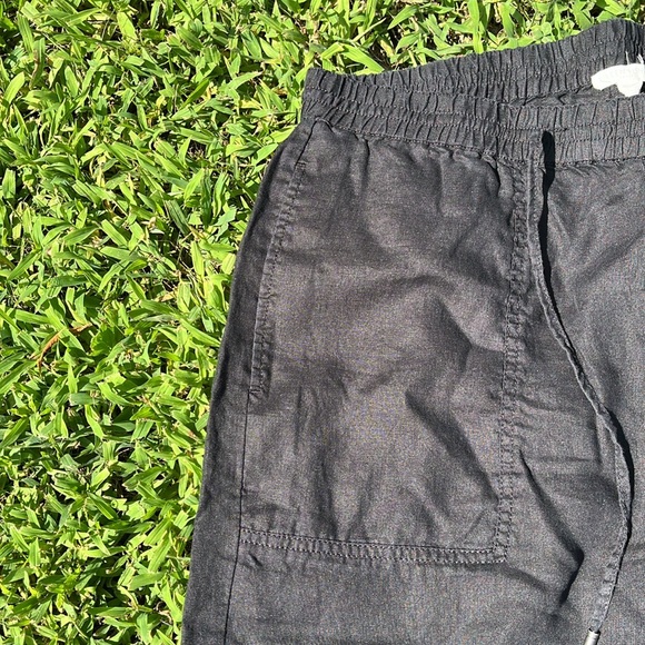 Eileen Fisher Organic Linen Cargo Pants Size PL (Petite Large) - Picture 2 of 4